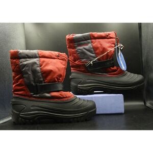 Polaris Red Winter Snow Boots Children Size 6 Thinsulate Waterproof